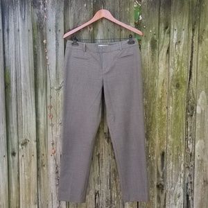 GAP Slim Fit & Cropped Glen Check Work Pants